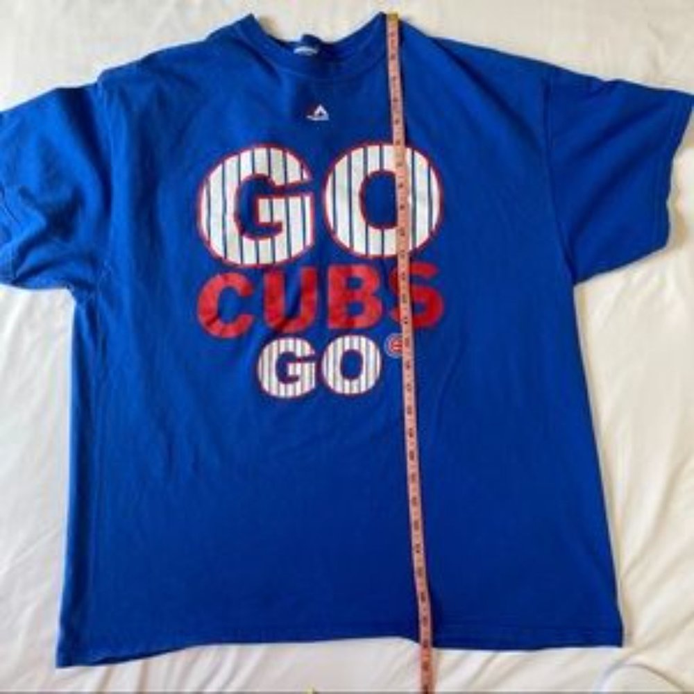 Chicago Cubs T Shirt Blue Men's L/XL - Picture 6 of 7